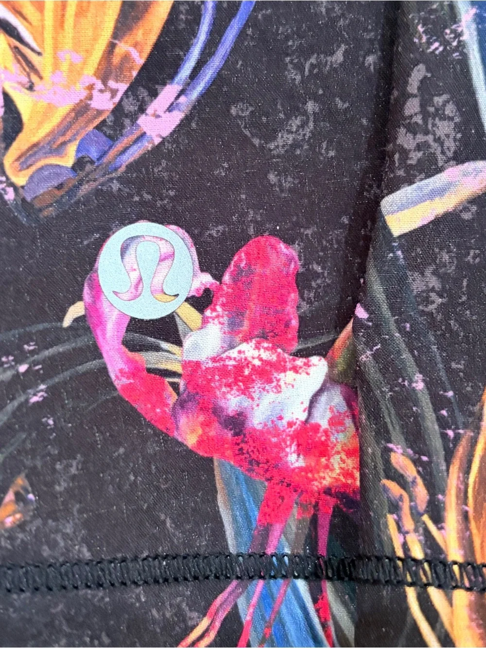 Lululemon Pace Rival Mid-Rise Long Skirt Veiled Floral Black Multi Size 8 Golf